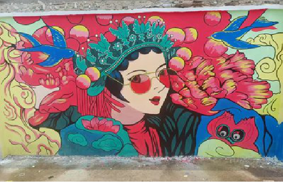 寻乌墙体彩绘-网红墙