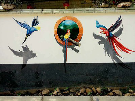 寻乌视觉错位-3D墙绘设计