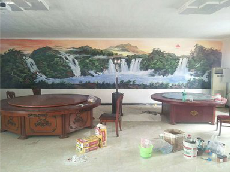 寻乌墙绘-写实风景