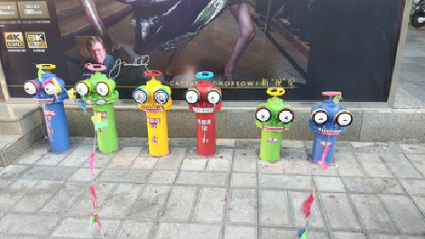 寻乌商业区彩绘