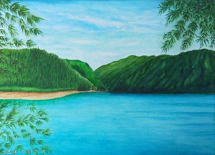 寻乌在墙绘中，如何绘画绿水青山？